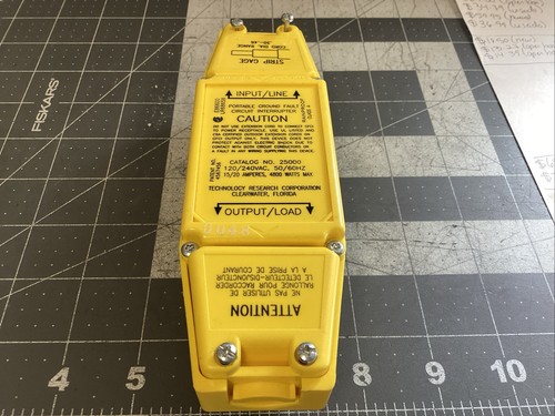 TRC Rain Proof 120/240VAC, 15/20 AMPERES In-Line Portable GFCI (LPW101E) - Picture 5 of 8