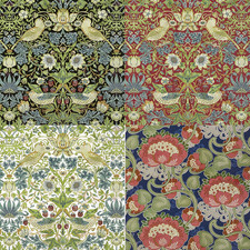 4 x Mixed Napkins/33cm/3Ply/Decoupage/Strawberry Thief/William Morris/Steiner