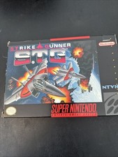 Strike Gunner S.T.G. Super Nintendo SNES Complete Video Game