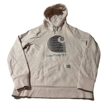 Women  s Carhartt Rain Defender Light Pink Hoodie Size Medium