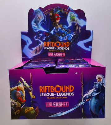 Riftbound League of Legends Unleashed Trading Cards Menge: 6, 12 oder 24 Packungen