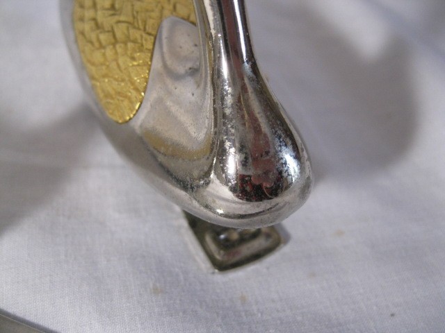 VTG REXEL BAMBI GERTY Duck Letter Opener & Stapler Set / Made in Great Britain