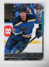 2018-19 Upper Deck Young Guns Clear Cut Jordan Kyrou #241 ld6
