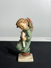 Angel Ceramic Figurine West Germany Green Sta...
