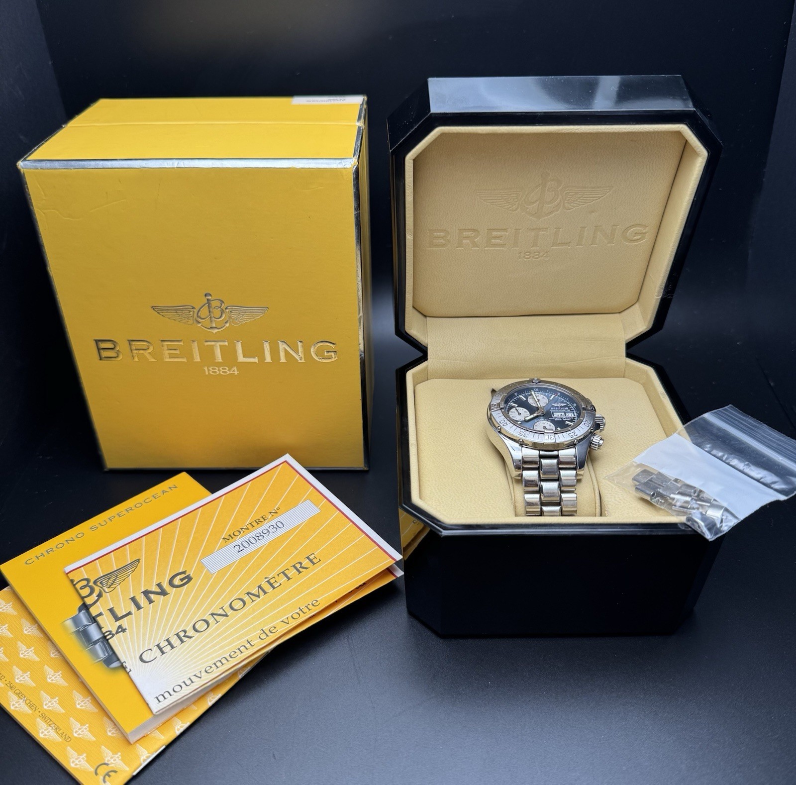 Authentic Breitling Superocean Chronometer A13340… - image 11