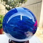 21.83LB blue melting stone quartz crystal sphere crystal ball magic reiki — photo 3