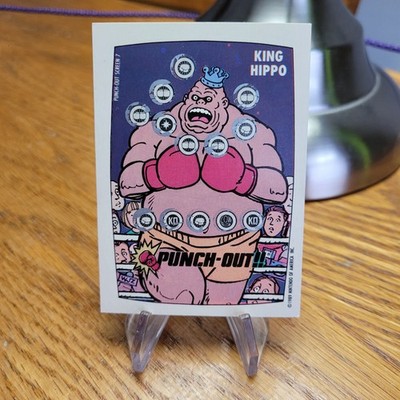 King Hippo Punch Out!! Screen 7 of 10 1989 Topps Nintendo Game Pack Scratch Off