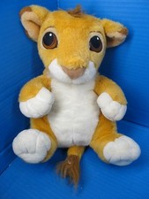 Vtg The Lion King Talking SIMBA 12  Plush Authentic Disney Mattel WORKS 90 