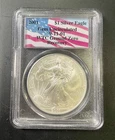 2001 - American 1oz .999 Silver Eagle - WTC 9/11 Ground Zero Recovery PCGS GEM