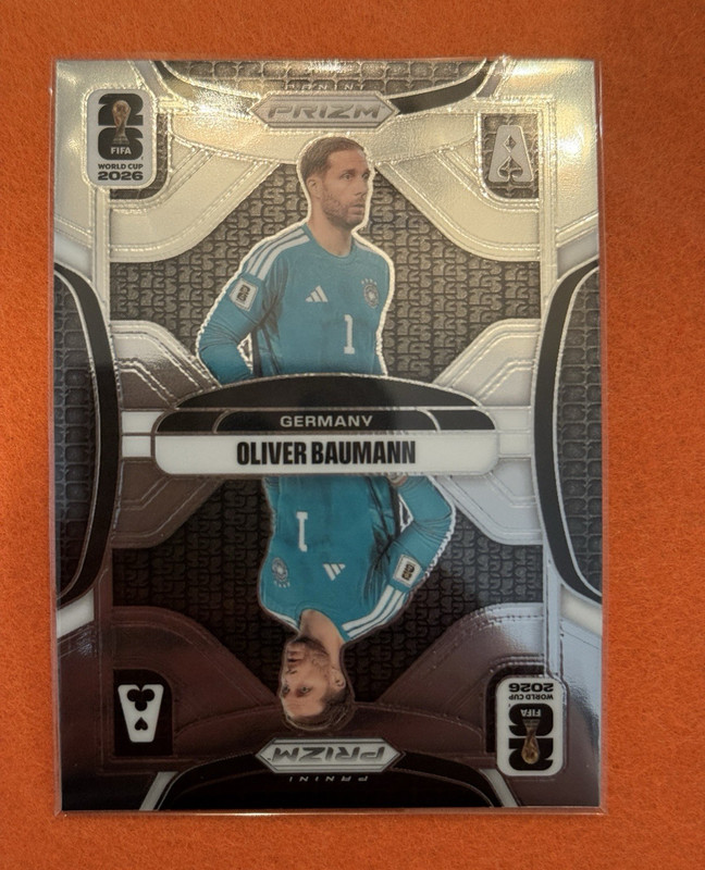 Panini Prizm FIFA World Cup 2026 Oliver Baumann Germany #17 ACES