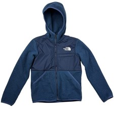 The North Face Boys Forrest Full Zip Hooded Fleece Jacket Coat