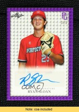 2023 Leaf Metal Perfect Game All-American Classic 1/1 Ryan Sloan Auto 13u1