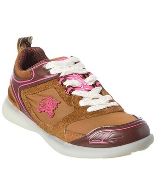 Burberry Matrix Sport Suede & Canvas Sneaker Women's