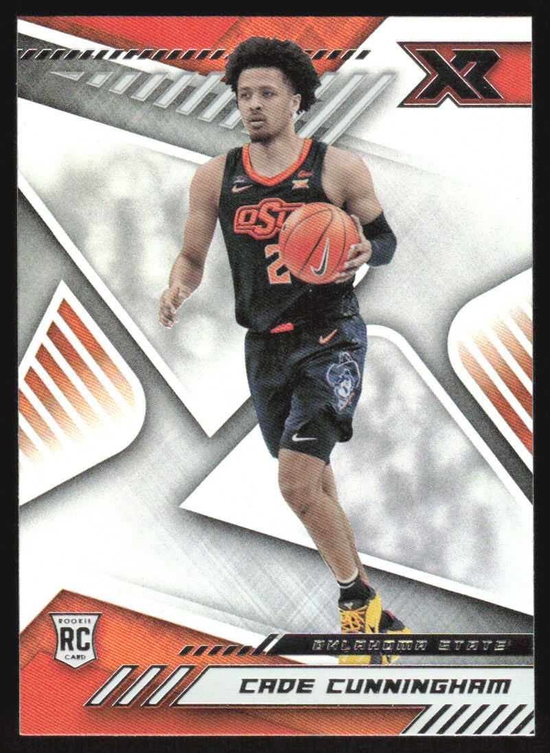 2021-22 Panini Chronicles Draft Picks XR Cade Cunningham RC #161 Oklahoma State