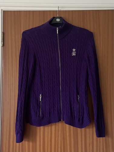 Ralph Lauren Zip Cardigan Size L - Picture 8 of 8