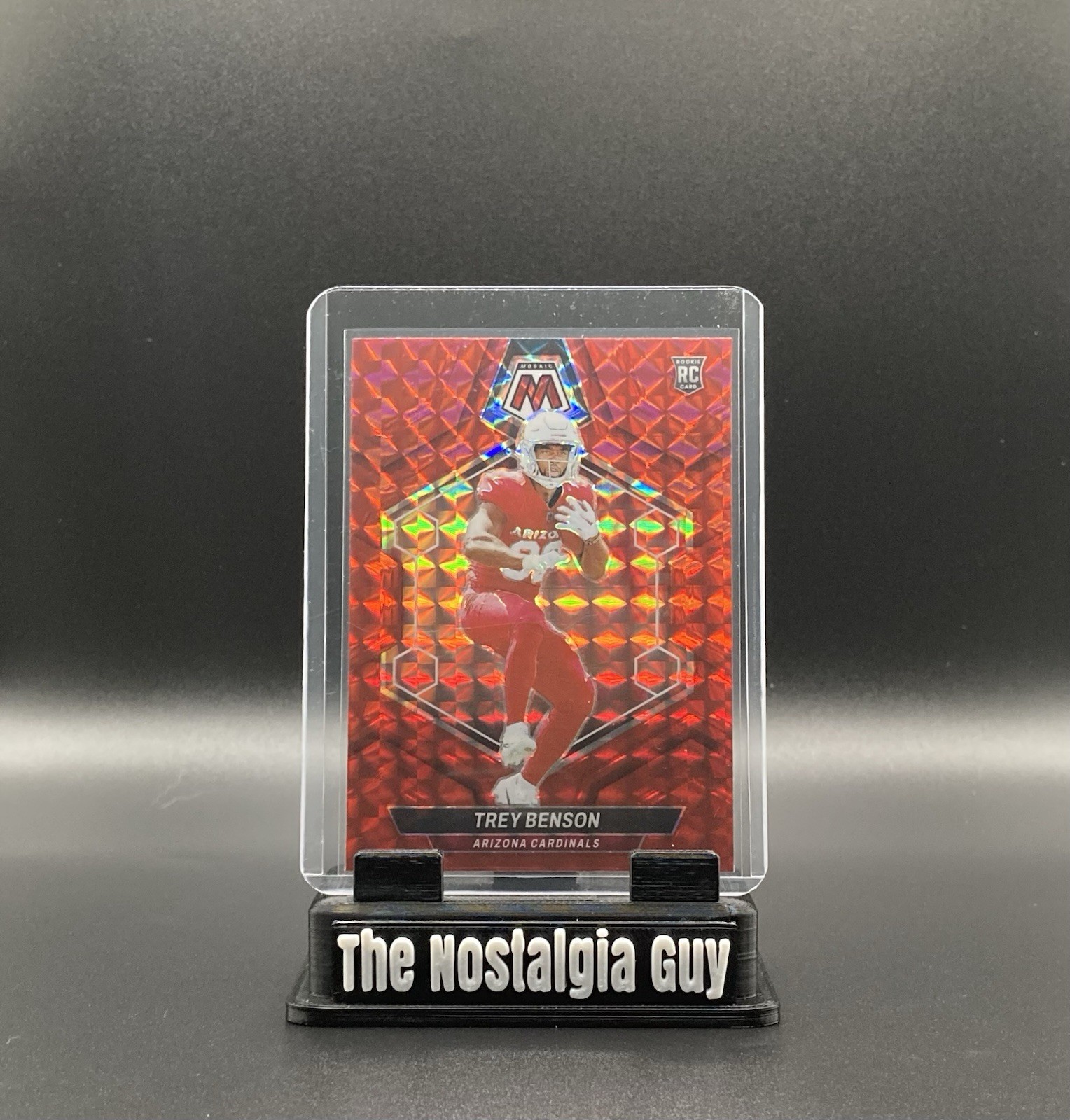 Trey Benson 2024 Red Mosaic Prizm #360