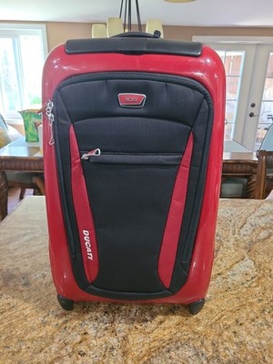 Tumi Ducati Limited Edition Evoluzione Quattroporte Carry On Suitcase RARE 