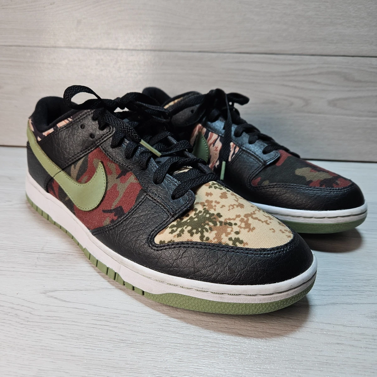 Nike Dunk SE Low Black Multi-Camo | eBay