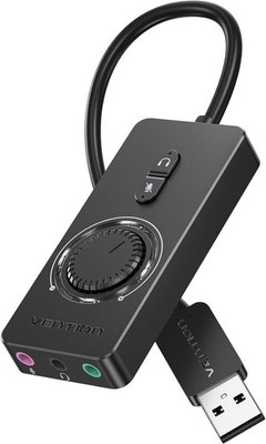 VENTION USB Audio Sound Card External 3.5mm Adapter