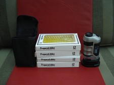 Natural History Museum Kids Pocket Microsope + 4 Boxes of Slides - for ages 3+