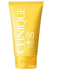 New Clinique Broad Spectrum SPF 50 Sunscreen Body Cream White - 5oz/150ml NIB