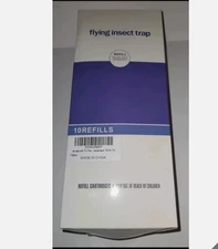 10 Pack Flying Insect Trap Refills Compatible with ZEVO, Light M364 & Max models