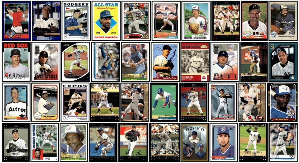 Lote misto de 103 cartões esportivos de beisebol 1981-2021 Toronto Blue Jays - Imagem 2 de 3