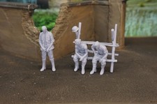 35I5 : 3 deutsche Landser Donnerbalken 1:35  , WW2 , Resin ,unbemalt 1:35