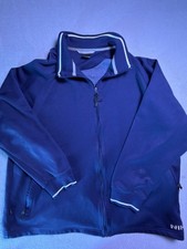 VTG Nike Track Jacket Men  s 2XL Full Zip Navy Blue Y2K Silver Tag
