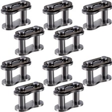 10pcs 35 Chain Master Link Roller, Steel Alloy Heavy Duty Connector for Bike ...