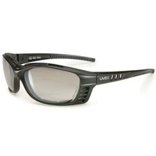 Uvex Livewire, Safety Glasses, Anti-Fog, SCT-Reflect 50 Lens, Black Frame,