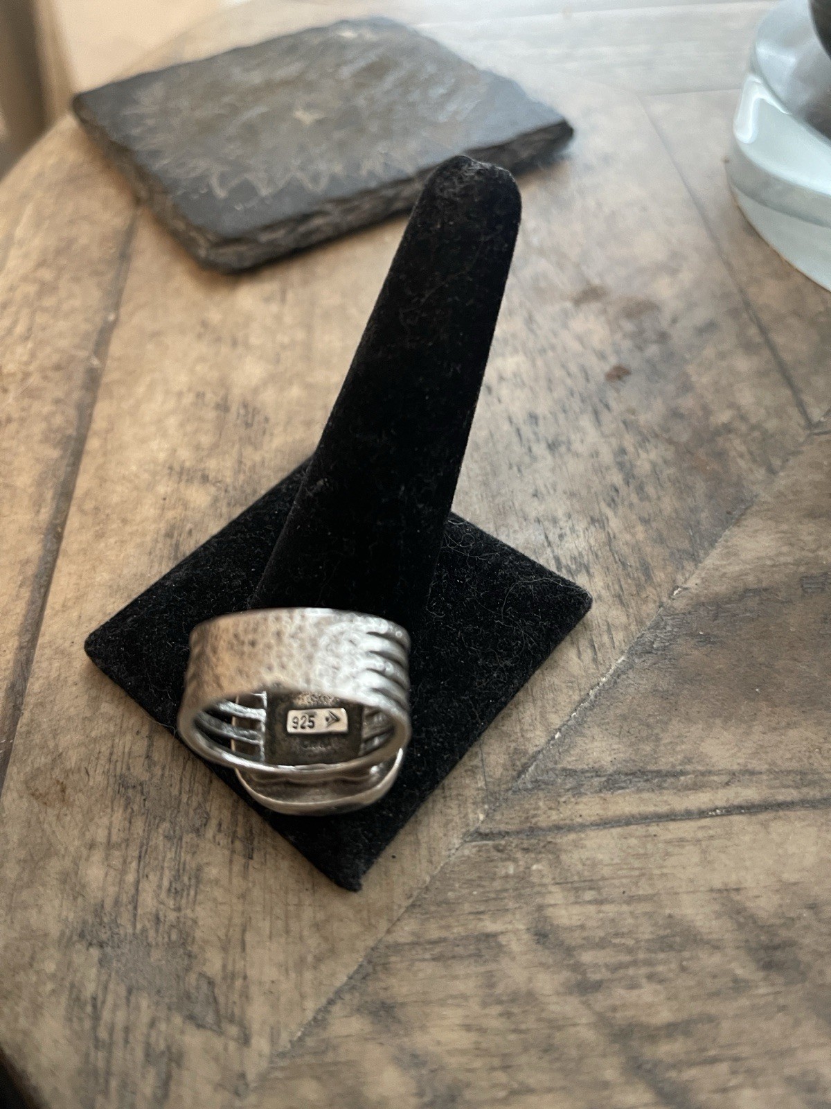 SILPADA Bronzite Sterling Statement Ring- SZ 9 - image 3