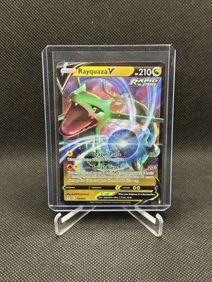 Rayquaza V 110/203 SWSH07 Evolving Skies Ultra Rare Pokémon Card NM/M