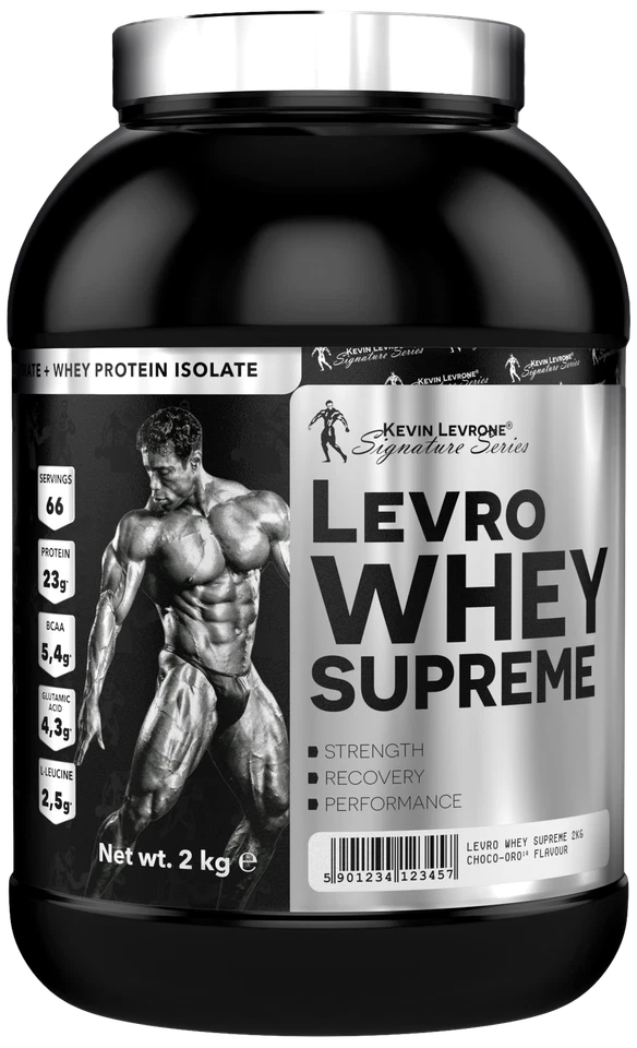 KEVIN LEVRONE SIGNATURE SERIES® Kevin Levrone WHEY SUPREME 2kg PREMIUM PROTEIN 66 Portionen + extra BONUS