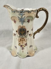 Crown Devon Blush Ware Jug In The Victor 2 Shape And In The "Erin" Pattern