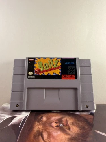 Ballz 3D Super Nintendo SNES Game Cartridge - Used - AUTHENTIC UNTESTED