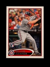 2011 Topps Bryce Harper RC #661 Rookie Card Washington Nationals Rookie MLB. rookie card picture
