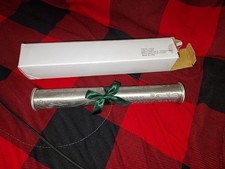 Birth Certificate Holder - Baby  s First Gift - Pewter Finish never used.