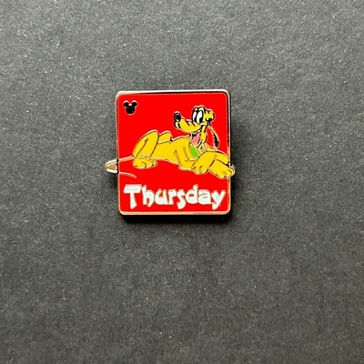 WDW - Thursday - Pluto Days of the Week - Hidden Mickey 2013 Disney Pin 97232