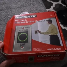 Seco-Larm Enforcer No Touch Request-to-Exit Sensor, English [SD-927PKC-NEQ]