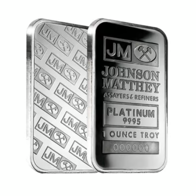 Johnson Matthey (JM) 1 oz Platinum Bar - In Capsule | eBay