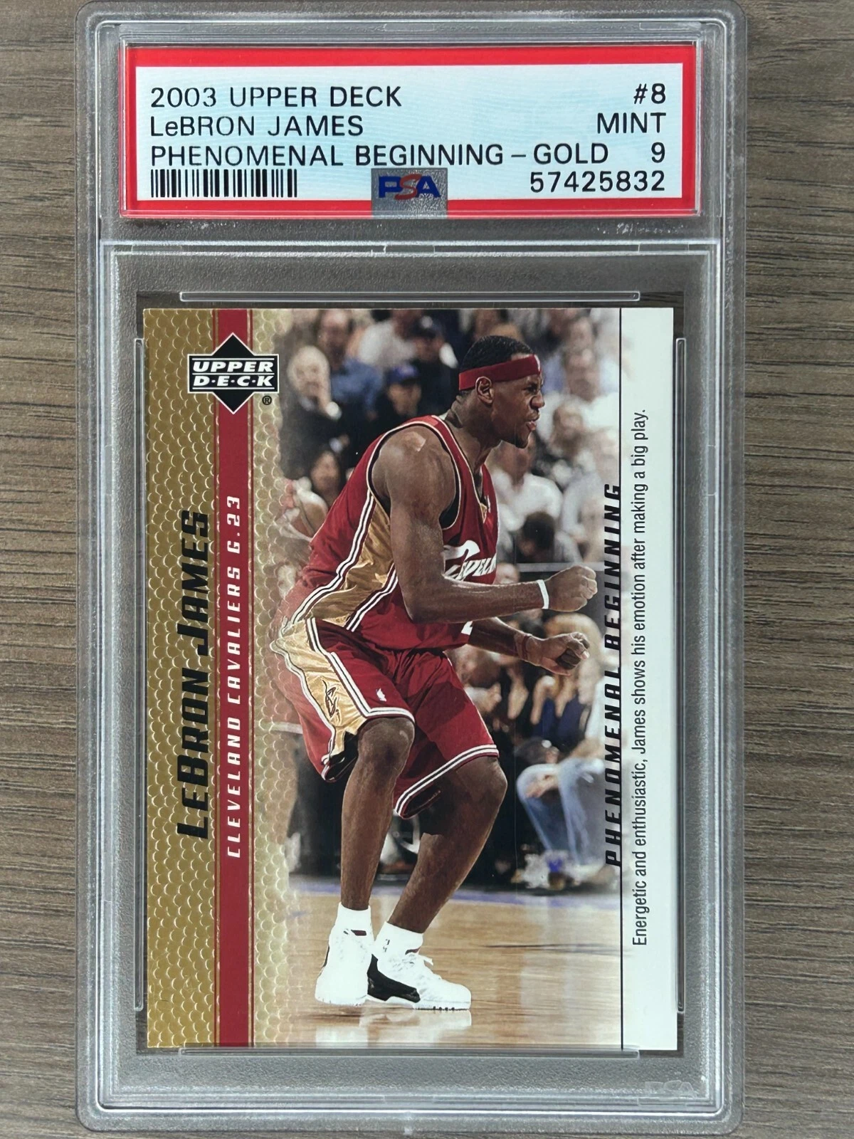 Lebron James trading card