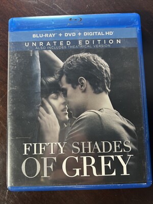 Fifty Shades of Grey Unrated Edition (Blu-ray DVD) Jamie Dornan Dakota  Johnson 25192222306|