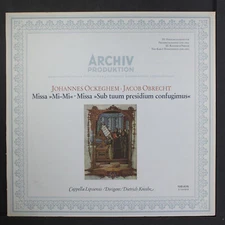 DIETRICH KNOTHE: ockeghem: mi-mi / obrecht: sub tuum presidium confugimus ARCHIV