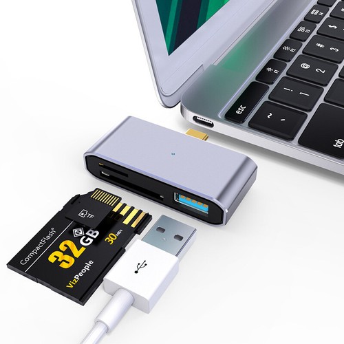 Universal 3in1 USB Typ-C Hub TF SD Speicherkartenleser für iPhone für iPad - Photo 15/18