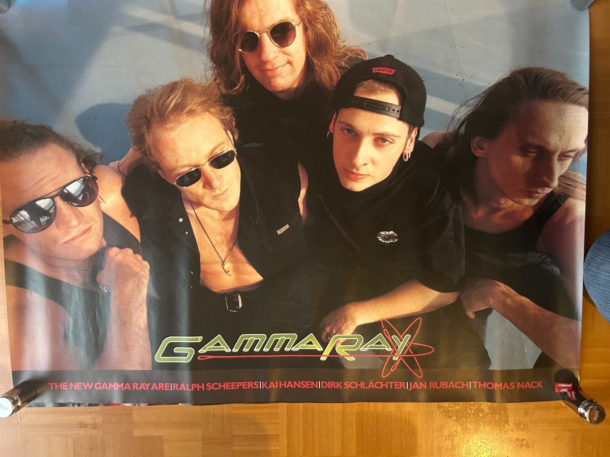 Gamma Ray / Insanity and Genius 1993 Japan Original Promo Poster