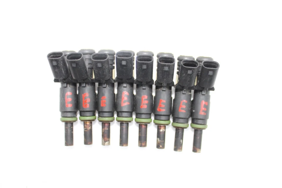 07-12 JUEGO DE 8 INYECTORES DE COMBUSTIBLE MERCEDES-BENZ GL450 GL550 SIN PZEV E4764 Foto 2 de 4