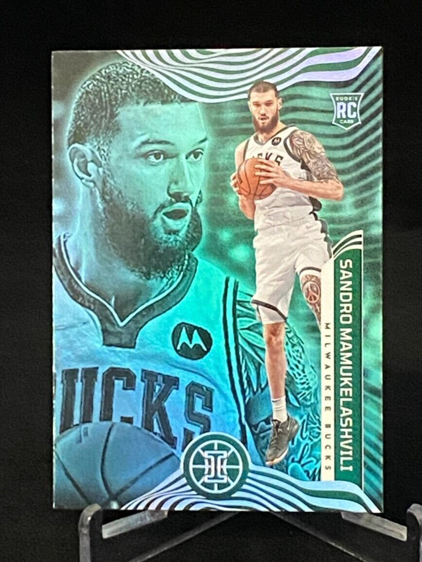 2021-22 Panini Illusions Emerald #196 Rookie Sandro Mamukelashvili Bucks