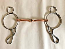 Sliding Gag Copper Mouth Snaffle - 5"