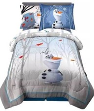 Disney Frozen "Olaf" Kids Reversible Bed Set-AB07TB31P5W3, W8607090123